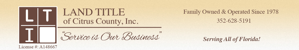 Land Title of Citrus County, Inc.